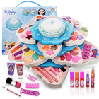 迪士尼儿童化妆品套装无毒公主女孩小女童口红彩妆盒玩具生日礼物