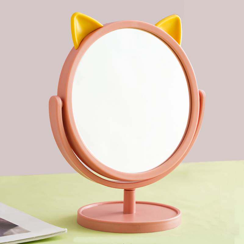 Makeup mirror desktop rotatable high-definition small mirror desktop student dormitory princess mirror home creative dressing mirror