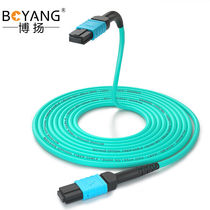 Boyan Slat 12 core MPO-MPO fiber optic patch cord Male B polarity compatible MTP10 M OM 40000 m multi-mode fiber jumper 40