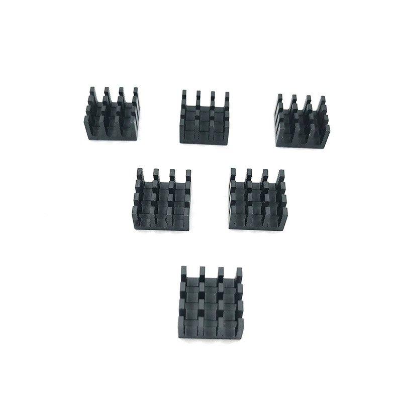 Tản Nhiệt 14*14*8MM Khe Cắm CPU Tản Nhiệt Chip Khối Nhiệt Router Tản Nhiệt Nhôm Hồ Sơ