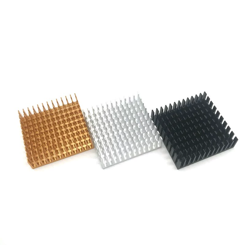 Tản nhiệt nhôm 40*40*11MM Bộ khuếch đại công suất CPU tản nhiệt/chip tản nhiệt điện tử khối nhiệt