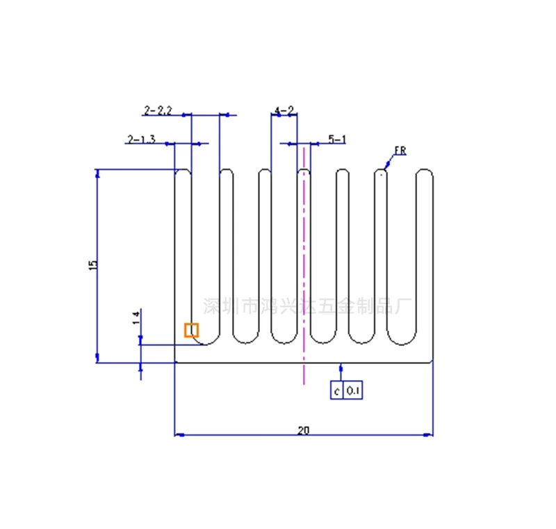 Dày Đặc Răng Nhôm Cao Cấp Tản Nhiệt 20*20*15 Mm Điện Tử Tản Nhiệt Chip Tản Nhiệt Bo Mạch Chủ nhiệt Khối