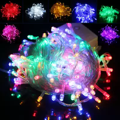 LED small colored lights flashing lights string starry colorful color changing home neon lights outdoor waterproof festival decorative lights