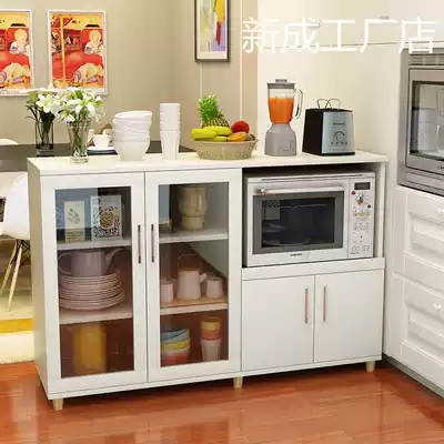 Simple modern dining cabinet kitchen oven storage kitchen cabinet cupboard multi-function microwave oven locker sub living room