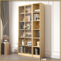 Full Aluminum Furniture Living Room Composition Whole Board Bookcase Aluminum Alloy Bookcase With Glass Door Bookcase Wall Full Aluminum Bookcase Customize