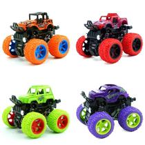 Baby Monster Car Bus Fire Rescue Team Car Mini Bigfoot Off-road Vehicle Model Toy Car New