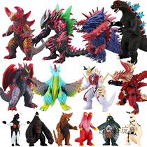 Soft glue Galaxy Superman Monster Toy Ultimate Gomora Belia small doll action doll model set