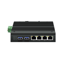 Net (wanglink) Industrial Grade Ring Network Switch one thousand trillion 2 Light 4 Electric single mode Double fiber optical fiber transceiver Self-Redundant Ring Network Management Type