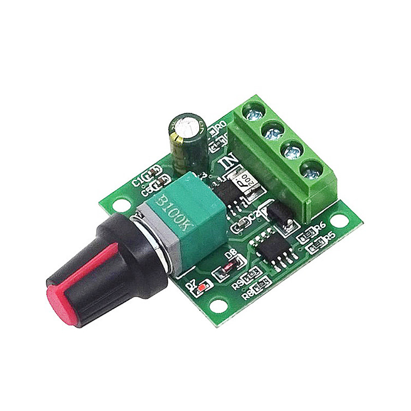PWM直流电机调速器1.8V 3V 5V 6V 12V 2A调速开关 开关功能1803BK