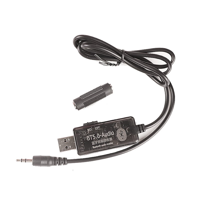 车载蓝牙接收器aux音频线连接汽车用usb音响音箱耳机转换无线模块