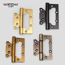 Indoor door mother and child hinge 4 inch stainless steel silent room door letter hinge Wooden door free slotting 5 inch door hinge