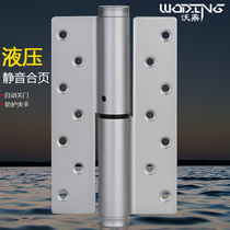 Woding invisible door hinge Hydraulic buffer hinge Bearing automatic closing door closer Spring damping secret door hinge