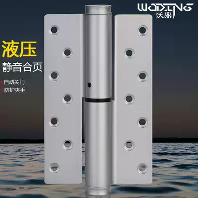 Wading invisible door hinge hydraulic buffer hinge bearing automatic closing door closer spring damping door hinge