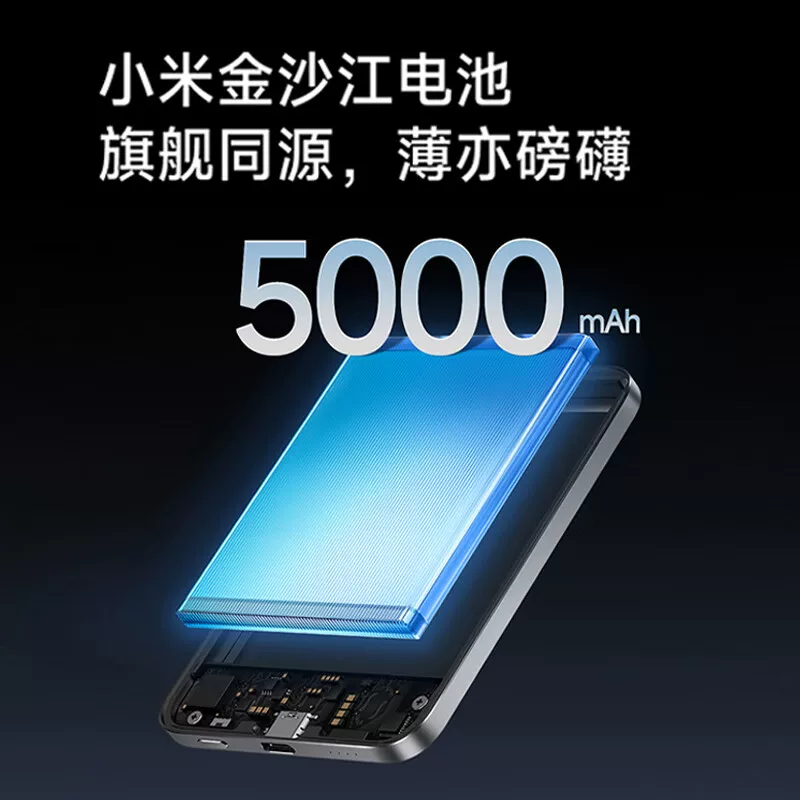 Ultra thin magnetic handheld power supply, 15W