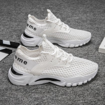 Summer breathable single net thin large hole mesh youth mesh sports trend junior high school students hollow trendy shoes male