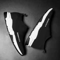 2021 new summer socks shoes mens net red high shoes mens couples breathable Paris low-top breathable flying weaving