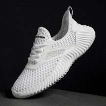 Summer mens shoes breathable thin single mesh shoes without socks mens mesh white shoes youth hollow sports 46