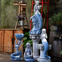 Courtyard new outdoor garden mermaid ornaments creative home decorations Pool water tank landscaping Wedding gift