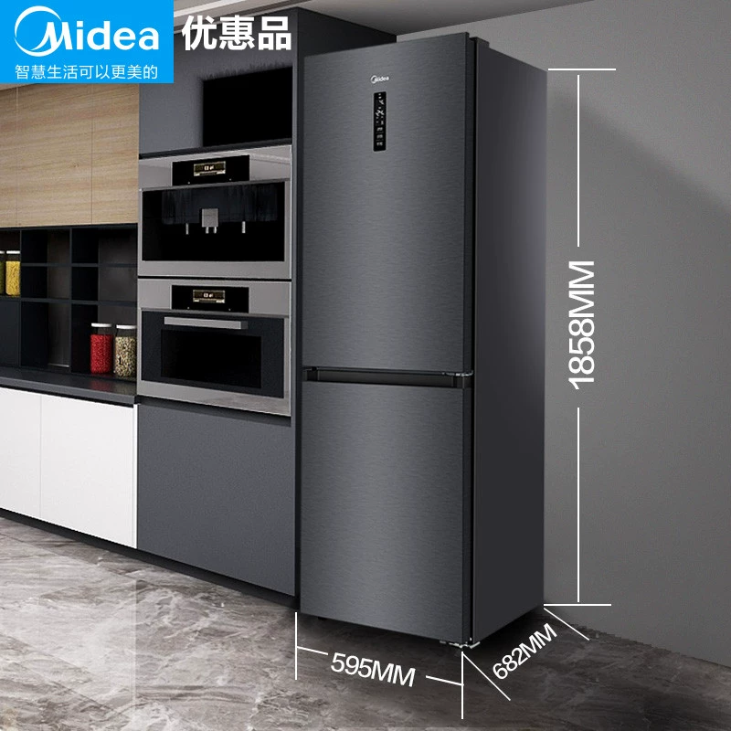 Midea / Midea BCD-342WPZM (E) làm mát bằng không khí với tần số biến thiên tủ lạnh dung tích lớn dung tích lớn - Tủ lạnh
