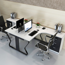 Staff desk furniture staff Station card holder two 4 double 6 four person Office table and chair combination simple and modern