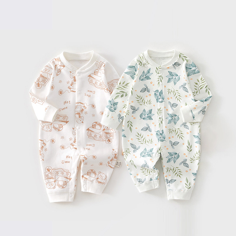 Cotton Baby Jumpsuit, Autumn Clothing for Newborns, Soft and Skin-Friendly Pajamas for Boys and Girls, All-Season Romper — 5