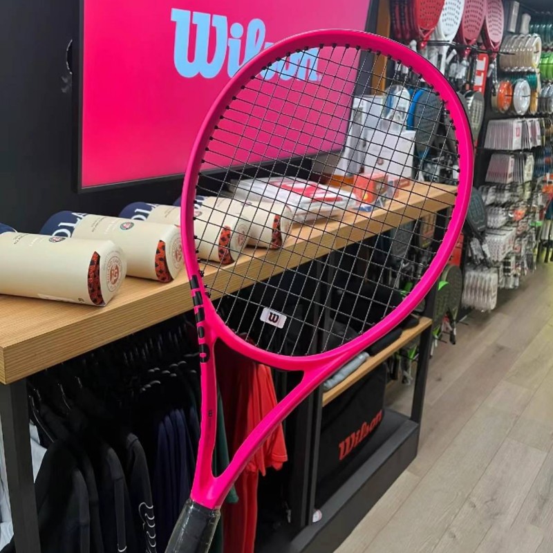 Wilson Clash 100l V20 威爾勝霓虹粉色巴黎限定網球拍neon Pink 