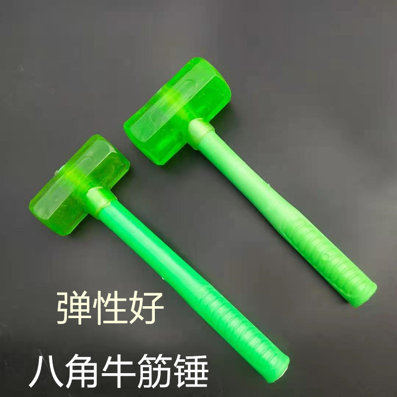 Rubber hammer Rubber hammer Rubber hammer Leather hammer Plastic hammer Beef tendon hammer Transparent hammer Plastic tile installation hammer