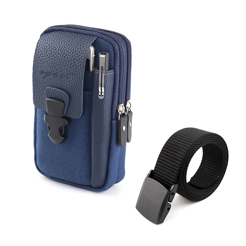 New đa mục đích eo nam dọc túi điện thoại di động túi eo zero ví đeo đai eo túi 5-6,5 inch