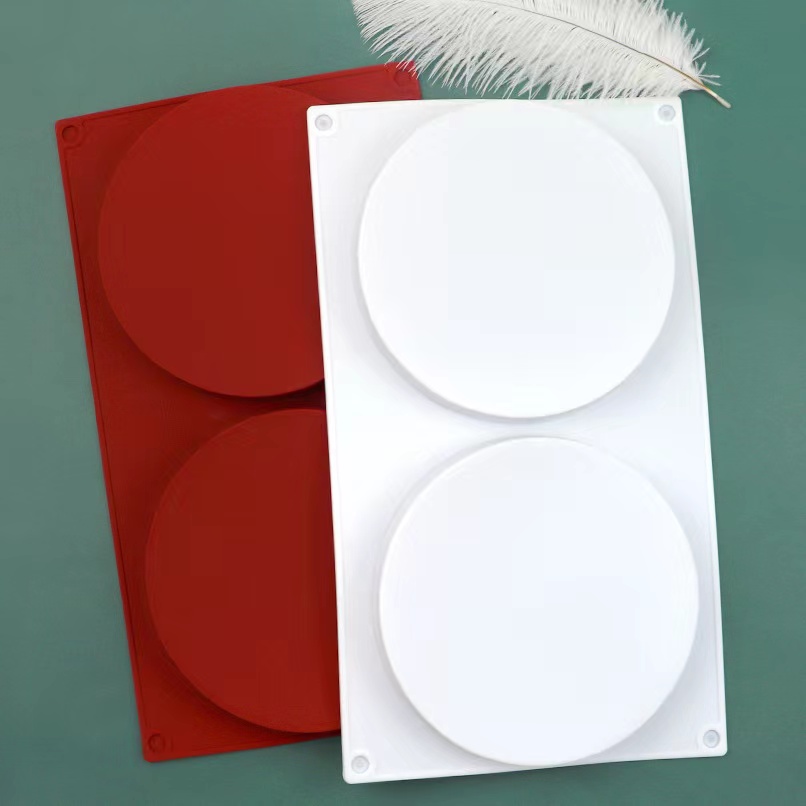 2 disc silicone cake mold kitchen baking tools Silicone large round chocolate mold