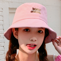 Fishermans hat female summer three bear 2021 new male sun protection UV face sun hat sunshade basin hat