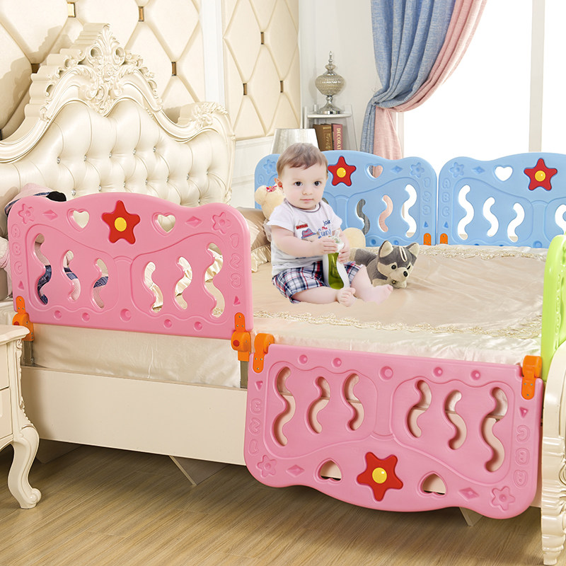 Sunbuddy Children's bed guardrails Baby bed fencing Baby anti-fall beds 1 2 1 5 1 8m 2 m Universal