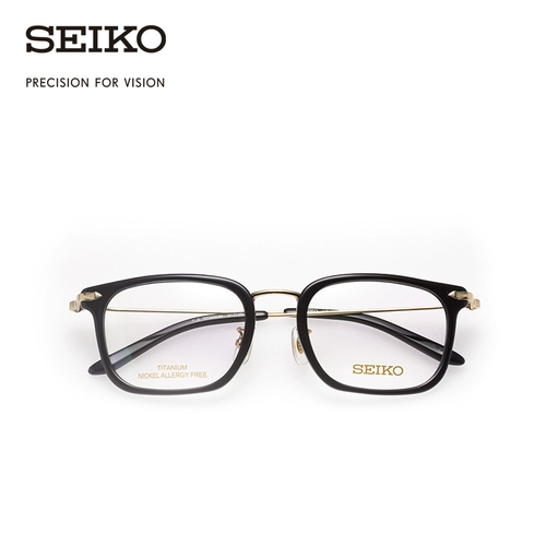 Seiko Seiko Glasses Business Series Нейтральная полнокадровая металлическая смешанная смешанная структура HC3017