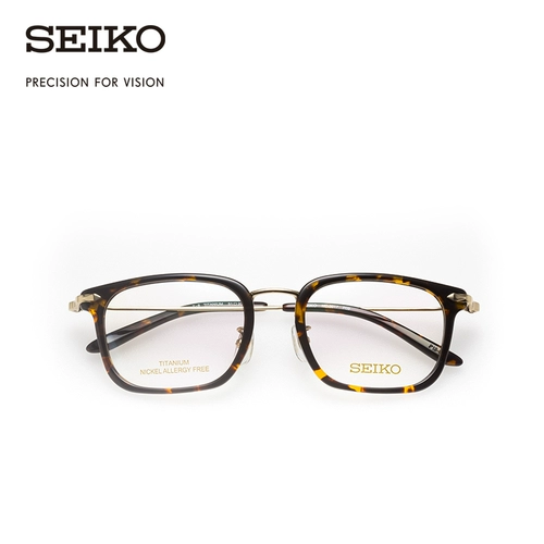 Seiko Seiko Glasses Business Series Нейтральная полнокадровая металлическая смешанная смешанная структура HC3017