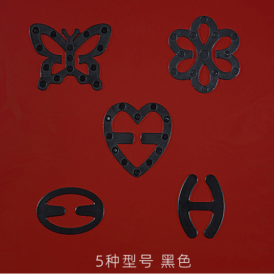 Double shoulder straps become cross-shoulder strap buckle non-slip buckle anti-off shoulder underwear buckle to prevent the shoulder strap from slipping off the U.S. back buckle artifact