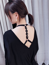  Embroidered shoulders hollow shoulder strap beauty back underwear belt Cross non-slip invisible shoulder strap Lace flower rhinestone bra belt