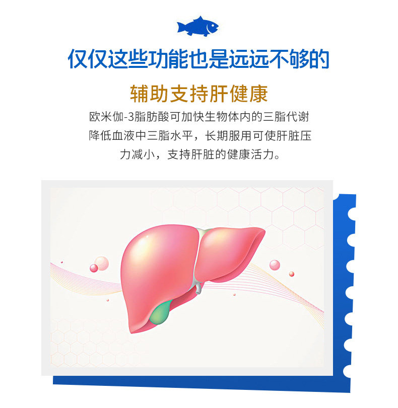 加拿大进口 美柏莱 1000mg深海鱼油 180粒 图4