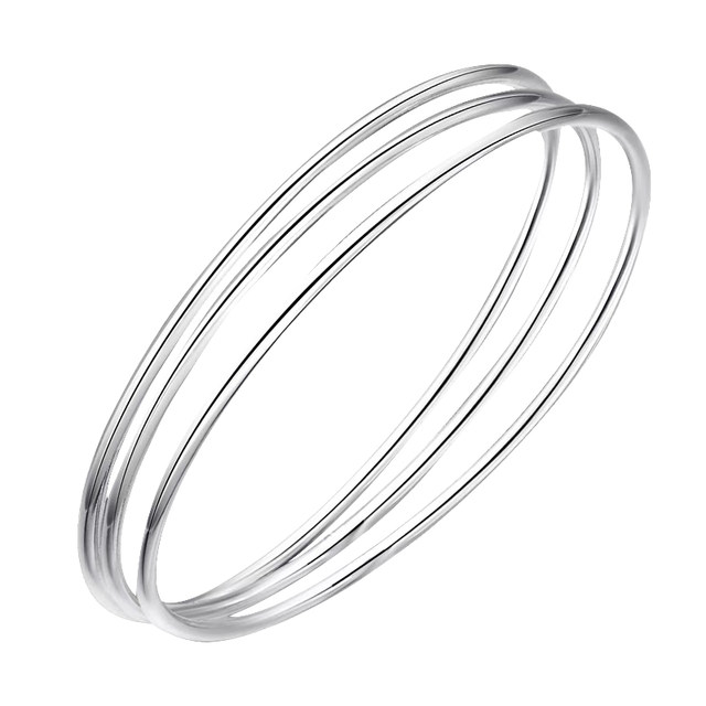 For Late Three Lives Three Worlds sterling silver bracelet multi-circle bracelet S925 silver bracelet plain silver fashion silver ring personalized silver jewelry gifts for women