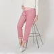 Quần bà bầu mùa thu và mùa đông cộng với nhung dày thể thao lỏng quần cha quần legging thời trang quần nhung kẻ bà - Phụ nữ mang thai quần / quần bụng