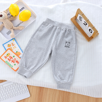 Baby Pants for Spring and Autumn, Pure Cotton, Suitable for Boys and Girls, Children's Sports Pants, Infant and Toddler Fall Outfit, Separate Long Pants — 1