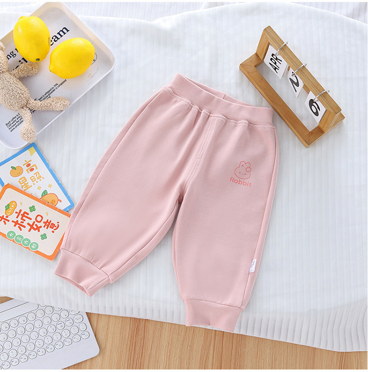 Baby Pants for Spring and Autumn, Pure Cotton, Suitable for Boys and Girls, Children's Sports Pants, Infant and Toddler Fall Outfit, Separate Long Pants — 15