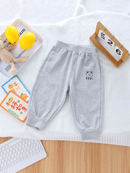 Baby Pants for Spring and Autumn, Pure Cotton, Suitable for Boys and Girls, Children's Sports Pants, Infant and Toddler Fall Outfit, Separate Long Pants — 3