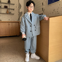 Boy suit boy Korean casual Korean spring and autumn handsome spring coat childrens suit mens small suit suit suit
