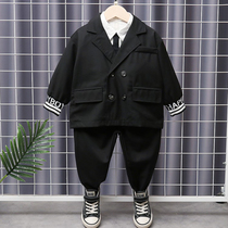 Boys suit 3 Korean spring handsome baby spring casual dress childrens suit mens small suit suit