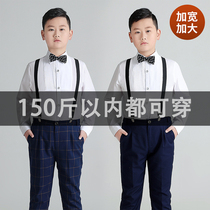 Childrens suit suit boys obese child weighs plus more host loose code dress boy suit