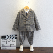 Boys suit baby birthday casual handsome dress kid foreign fashion Childrens suit mens small suit suit suit