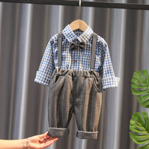 Boy suit suit suit baby two boys one year birthday spring and autumn casual dress small suit children suit
