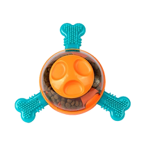 Dog teeth grinding and food leakage toy pet educational and fun food leakage ball edge herding golden retriever self-pleasure and boredom relief artifact dog supplies