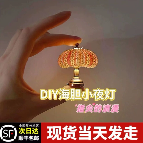 Ретро маленький ночник, летняя металлическая настольная лампа