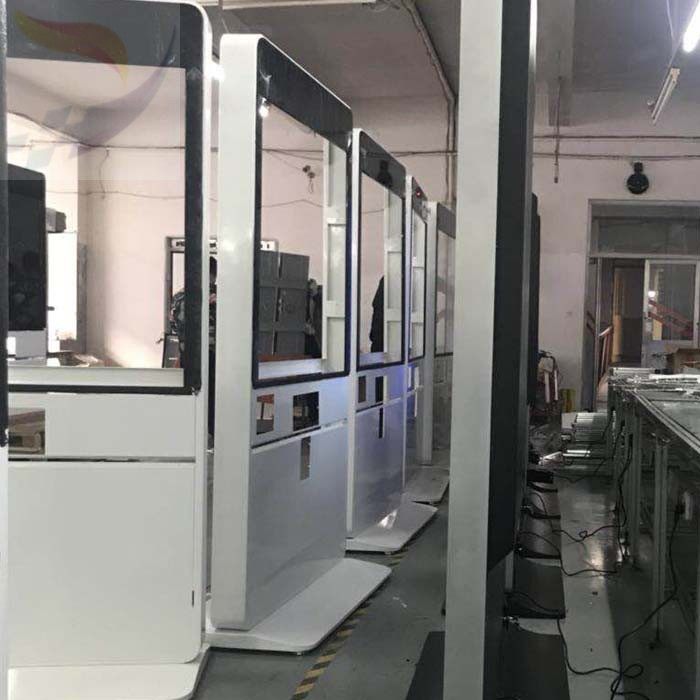 55寸铝合金外壳落地立式红外触摸查询一体机立式广告机_洛必达网