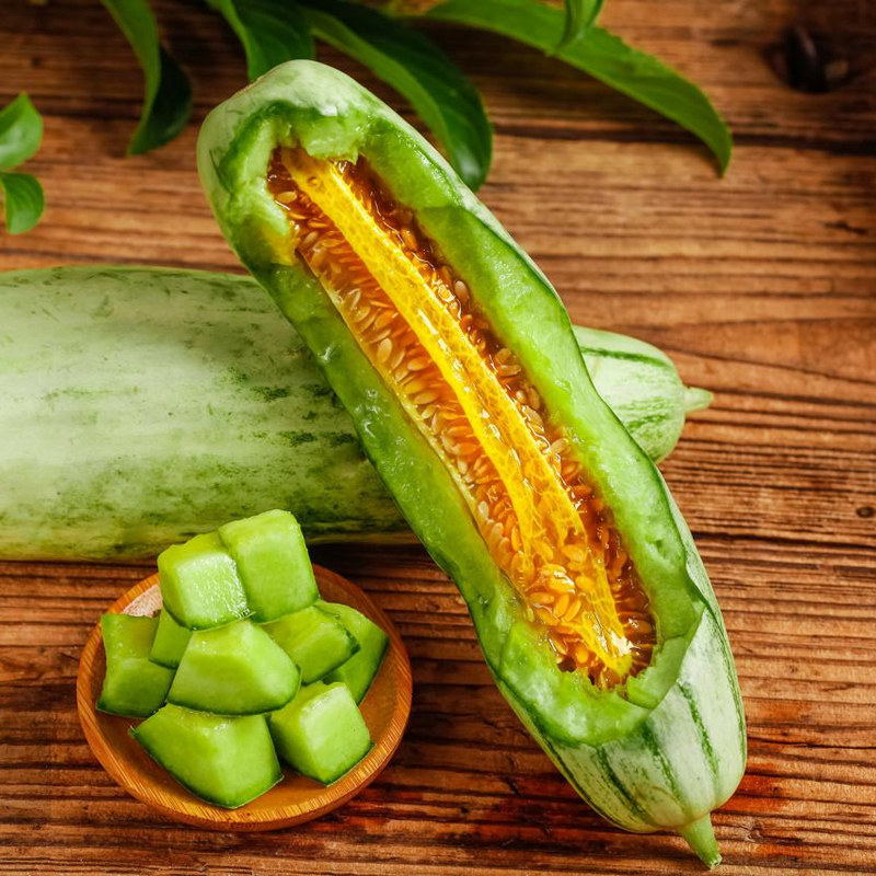 馋岛 新鲜山东羊角蜜瓜 5斤 双重优惠折后￥33.8包邮